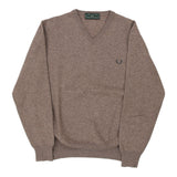 Vintage beige Fred Perry Jumper - mens medium