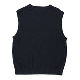 Vintage navy Tommy Hilfiger Sweater Vest - mens large