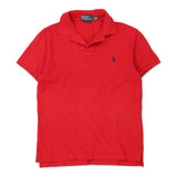 Vintage red Ralph Lauren Polo Shirt - mens medium
