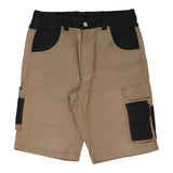 Unbranded Cargo Shorts - 34W 13L Brown Cotton