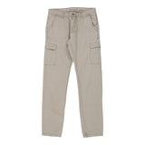 J.Hart & Bros. Cargo Trousers - 32W 32L Beige Cotton