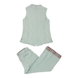 C.P. Company Cropped Co-Ord - XS Green Cotton