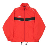 Age 14-16 Umbro Jacket - XL Red Polyester