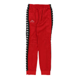 Age 11-12 Kappa Tracksuit - XS Red Polyester