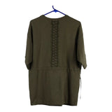 Vintage khaki Puma T-Shirt - womens medium