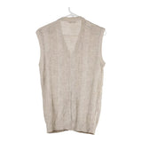 Vintage beige Gabzy Sweater Vest - mens medium