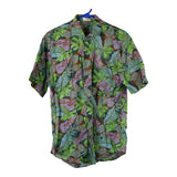 Vintage green Tomas Short Sleeve Shirt - mens medium