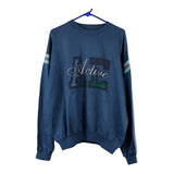 Vintage navy United Cotton Sweatshirt - mens medium