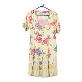 Vintage yellow 1980's Mavie Dress - womens medium