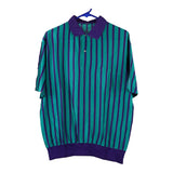 Vintage blue Unbranded Polo Shirt - mens large