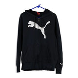 Vintage navy Puma Hoodie - mens medium