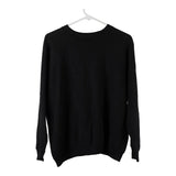 Vintage black Made in USA Blank Hanes Sweatshirt - mens x-large