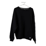 Vintage black Blank Russell Athletic Sweatshirt - mens xx-large