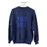 Vintage navy Authentic Sportswear Sweatshirt - mens medium