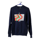 Vintage navy 1990 Made in USA Fruit Of The Loom Sweatshirt - mens large
