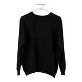 Vintage black Made in USA Blank Hanes Sweatshirt - mens x-large