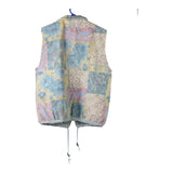 Vintage multicoloured Gymnasium Fleece Gilet - womens large