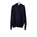 Vintage navy Champion Hoodie - mens large