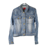 Vintage blue Power Miss Denim Jacket - womens medium