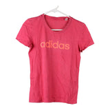 Vintage pink Adidas T-Shirt - womens medium