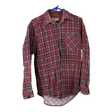 Vintage burgundy Read Flannel Shirt - mens medium