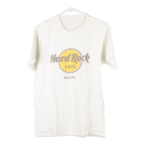 Vintage white Malta Hard Rock Cafe T-Shirt - mens medium