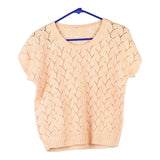 Vintage orange Unbranded Crochet Top - womens medium