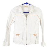Vintage white Alviero Martini Jacket - womens medium