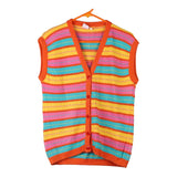 Vintage multicoloured Age 14 Unbranded Sweater Vest - girls large