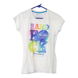 Vintage white Barcelona Hard Rock Cafe T-Shirt - womens medium