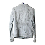 Vintage light wash Indian Rose Denim Jacket - womens medium