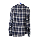 Vintage navy J.Hart & Bros. Flannel Shirt - mens xx-large