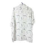 Vintage white Burcardi Short Sleeve Shirt - mens xx-large