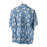 Vintage blue Natural Issue Short Sleeve Shirt - mens large