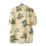 Vintage beige Unbranded Hawaiian Shirt - mens large