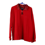 Vintage red Think Pink Fleece - mens large