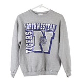Vintage grey Northwestern Tigers Discus Sweatshirt - mens small