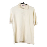 Vintage cream Fila Polo Shirt - mens large