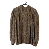 Vintage brown Unbranded Patterned Shirt - womens large
