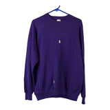 Vintage purple Made in USA Blank Jerzees Sweatshirt - mens x-large