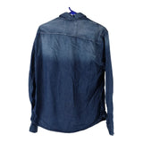 Vintage blue Unbranded Denim Shirt - mens medium