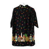 Vintage black Unbranded Hawaiian Shirt - mens x-large