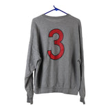 Vintage grey Hiland Basketball Unbranded Sweatshirt - mens large