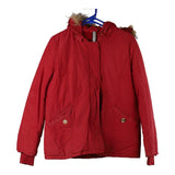 Vintage red Glam Amour Parka - womens x-large