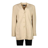Giorgio Armani Blazer - XL Beige Viscose Blend