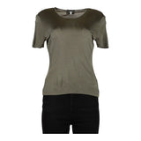 Krizia Top - Medium Khaki Viscose