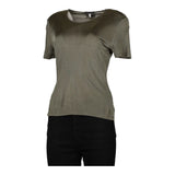 Krizia Top - Medium Khaki Viscose