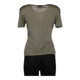 Krizia Top - Medium Khaki Viscose