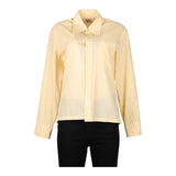 1970s Unbranded Shirt - Medium Yellow Polyester Blend