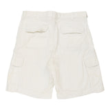 Armani Jeans Cargo Shorts - 37W 11L White Cotton
